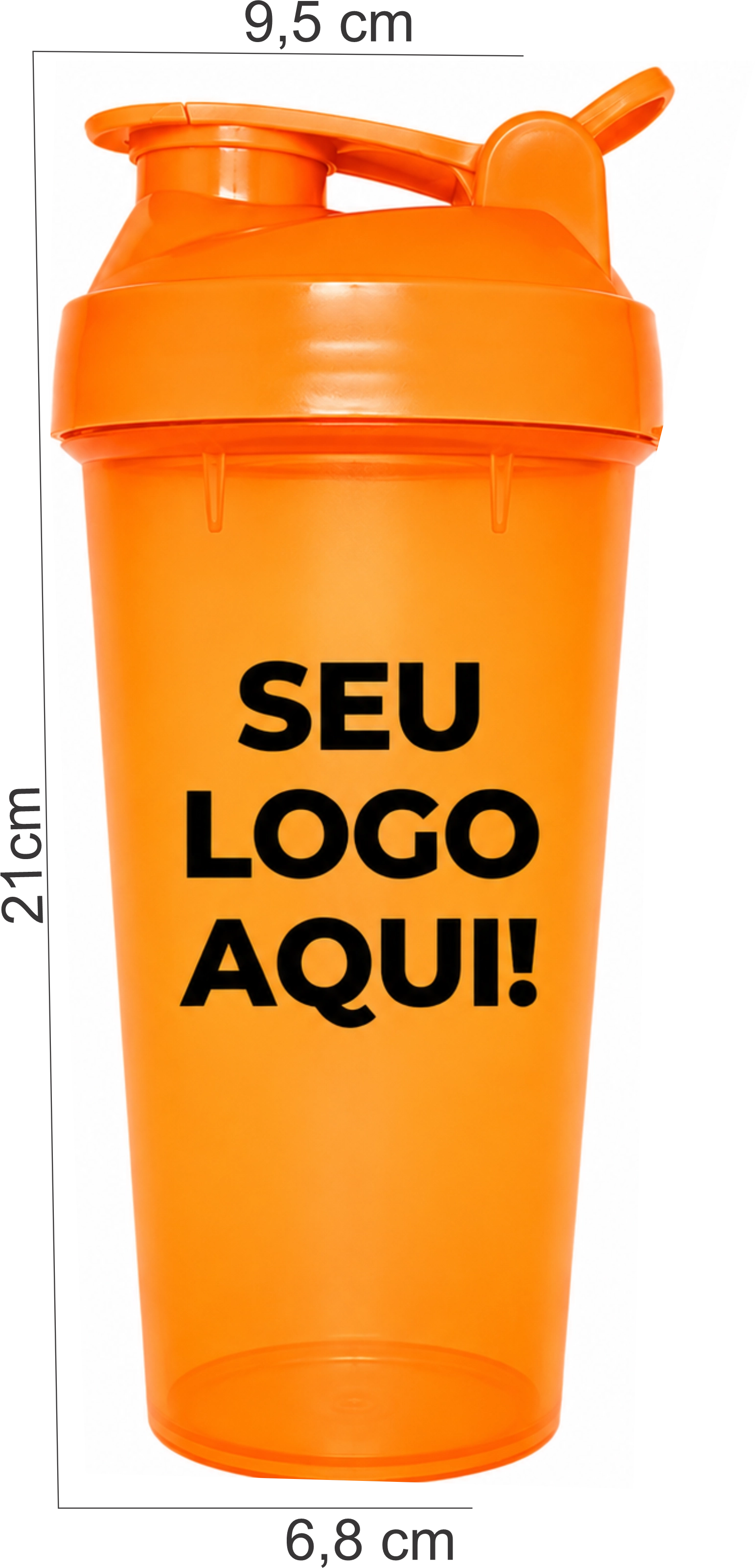 Coqueteleira New Prime 600ml Personalizada