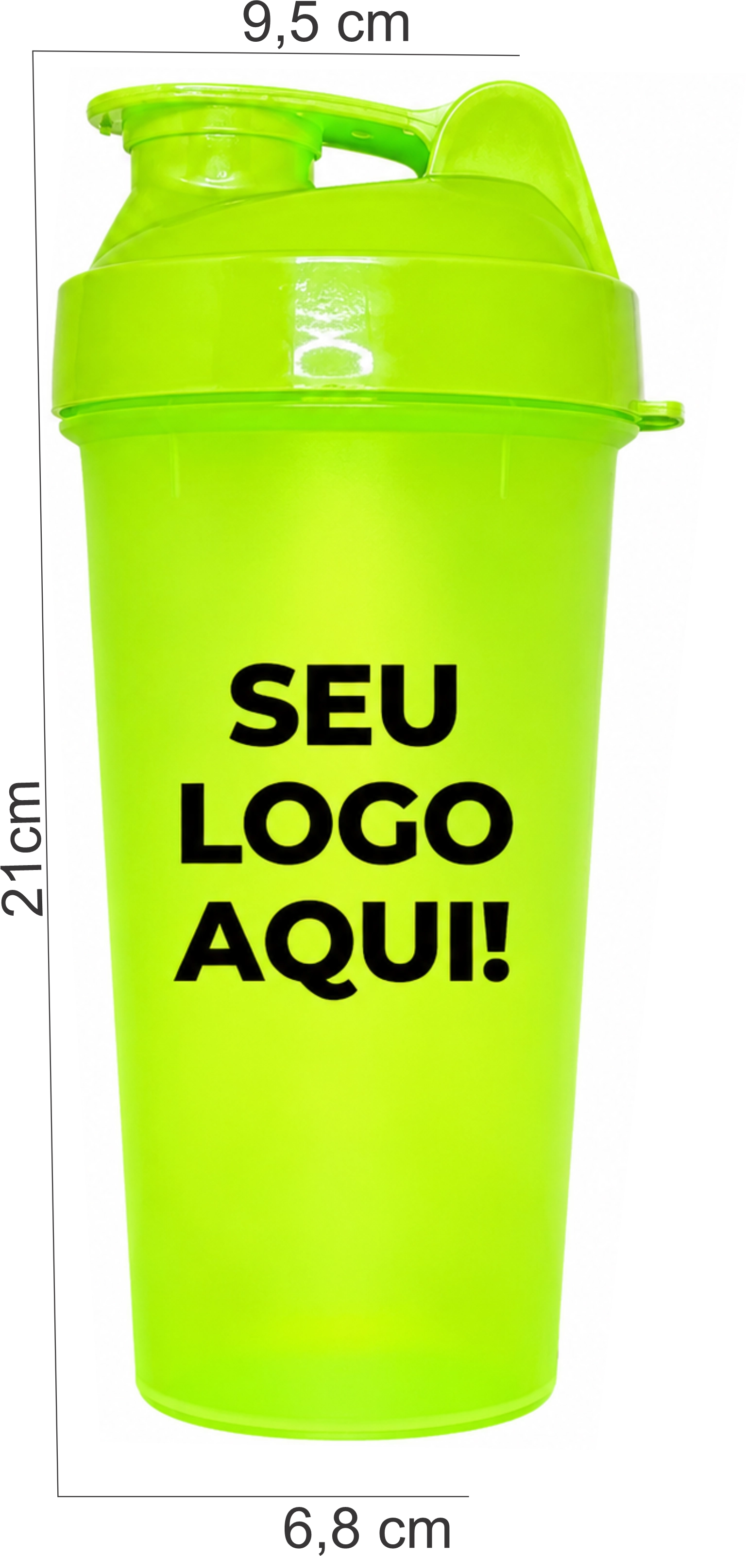 Coqueteleira Prime 600ml Personalizada